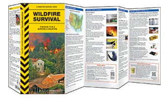Emergency Wildfire Survival laminated guide