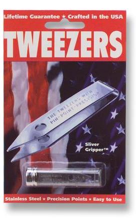 Uncle Bill's Sliver Gripper tweezers
